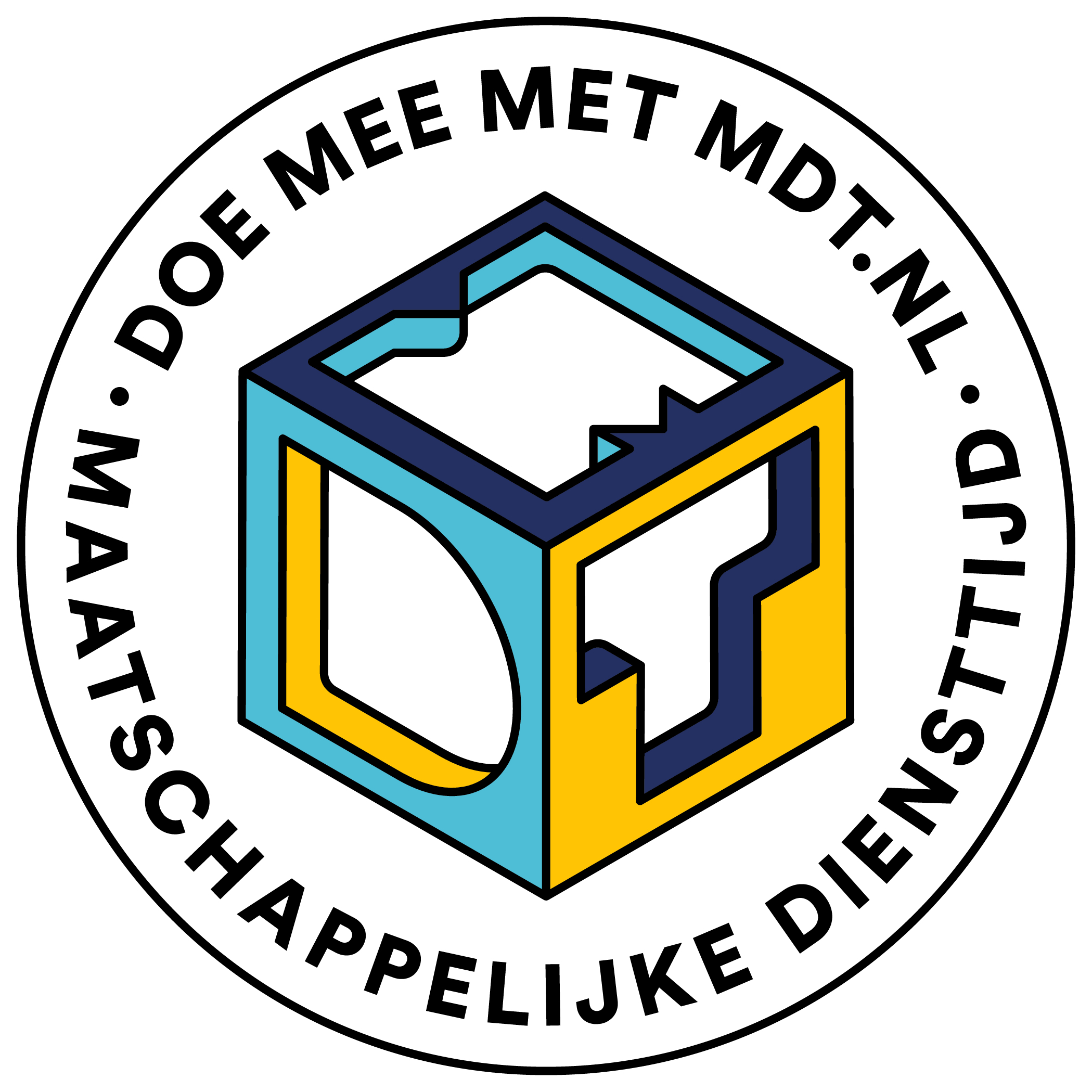 2 MDT logo met tekstring fris
